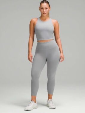 Lululemon Wunder Train Contour Fit Rhino Grey Leggings